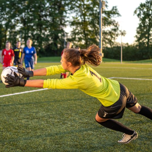 Soccer goal-keeper